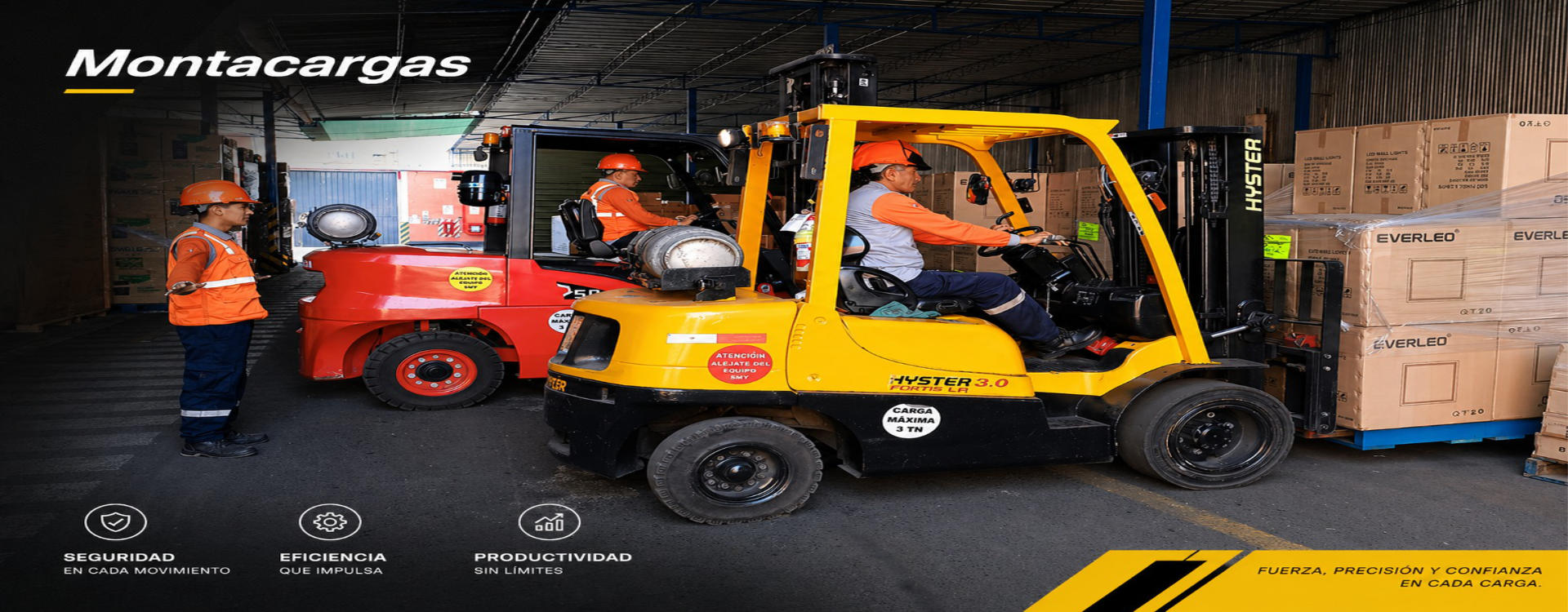 montacargas urgente en Lima operando en almacén