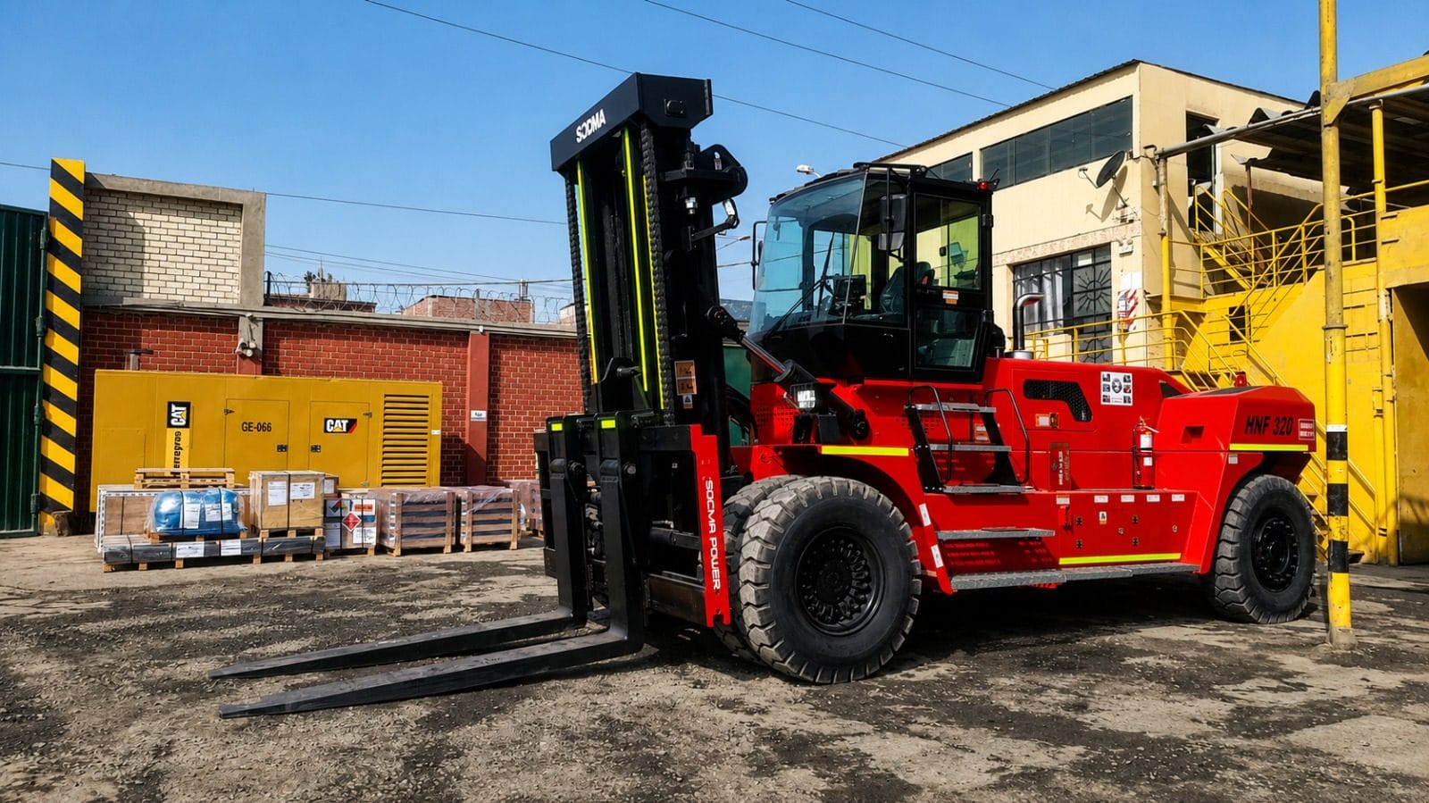 Montacargas para carga industrial disponible de inmediato en Lima