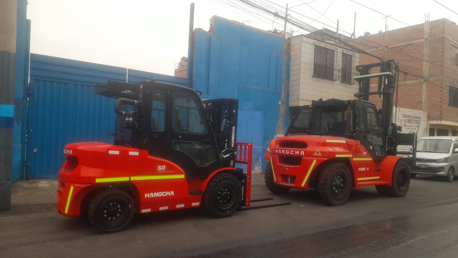 Montacargas Hangcha de 5 toneladas para operaciones en Lima y Callao